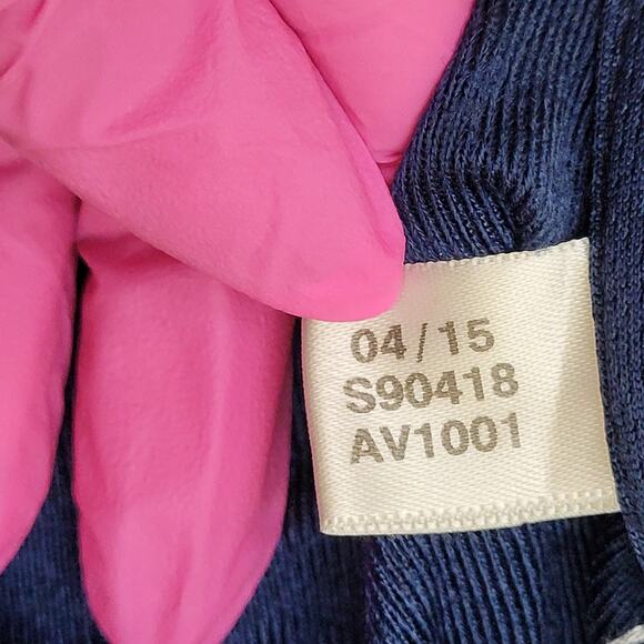 Adidas Track Jacket Medium 21x28 Blue White 3-Stripes Tricot - Picture 8 of 16